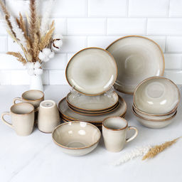 Столовый набор 16 предметов / 88014 /уп 2/ Глазурованное покрытие - Галеонтрейд фото 2