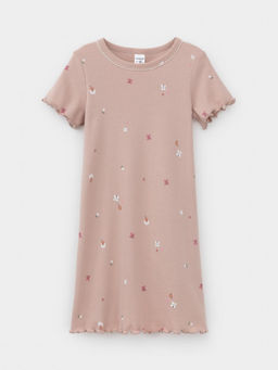 К 1180/бежевый,пикник на полянке сорочка ночная для дев