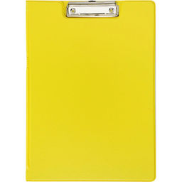 Папка-планшет с зажимом и крышкой Attache Bright colours A4 желтый