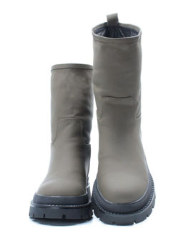 04-C188M Ботинки зимние женские (натуральная кожа (нубук) натуральный мех) - Фабричный китай фото 14