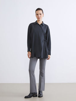 Modal Kar???ml? Kad?n G?mlek Tunik