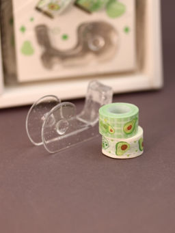 Набор декоративного скотча 2 шт. + диспенсер "Avobunny" (1.2см*3м)