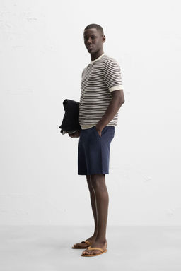 STRIPED KNIT T-SHIRT - Zara фото 4