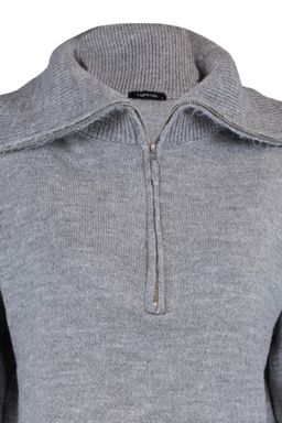 Gri Genis Kal?p Yumusak Dokulu Basic Triko Kazak TWOAW23KZ00236