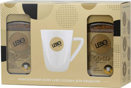 LEBO. Подарочный набор Gold с кружкой 200 гр. карт.упаковка