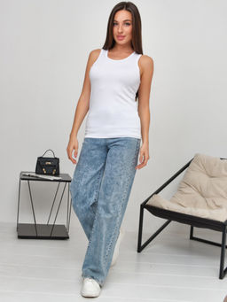 Майка топ Вискоза 95%, лайкра 5% - Ивассорти фото 74