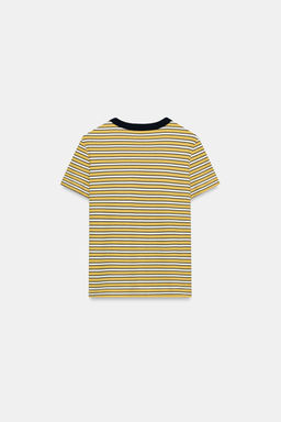 CAMISETA INTERLOCK MANGA CORTA / amarillo - Zara фото 7