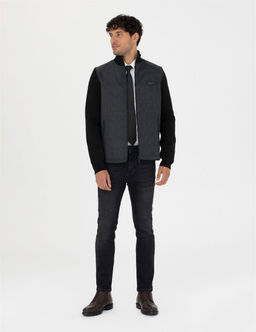 Siyah Slim Fit Jean Pantolon