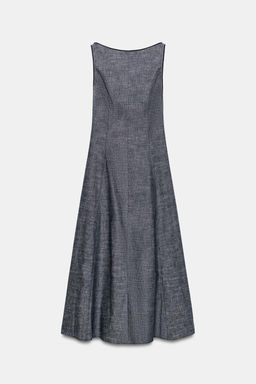VESTIDO MIDI ESPALDA DESCUBIERTA / ?ndigo - Zara фото 6