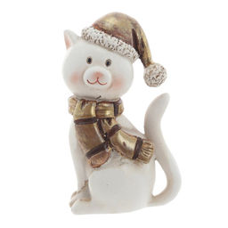 Фигурка декоративная "Кошка", L5 W4 H9 см, 2в.