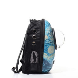 Рюкзак для переноски животных с окном для обзора Волны, 32 х 26 х 44 см - Пижон фото 3