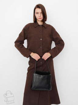 Сумка женская кожаная 2392Y black Polina&Eiterou в Новосибирске