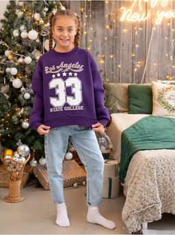 Свитшот 33 детский девочка графит - София фото 15