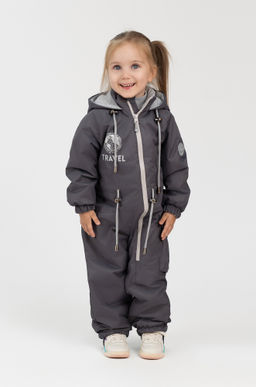 Комбинезон демисезонный серый