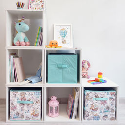 Набор коробов стеллажных без крышки, 2 шт., 31*31*31 см и 31*31*31 см, ПУТЕШАСТИКИ, шт - Valiant фото 4