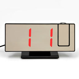 Часы-будильник электронные настольные с проекцией, USB, 18.4×7.5 см, красная индикация