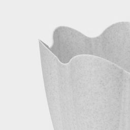 Горшок для цветов с поддоном «Эдельвейс», 5.3 л, d=24 см, h=21.8 см, мраморный