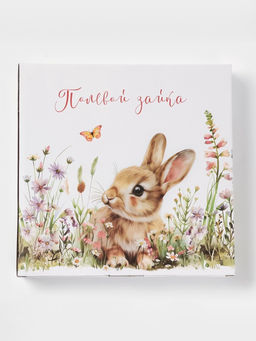 Менажница Доляна Зайка, 5 ячеек, d=25.5 см, доломит, белая  фото 4