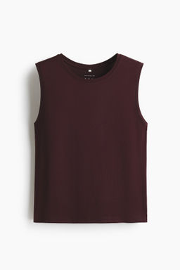 Camiseta de deporte boxy sin mangas con DryMove - H&m фото 3