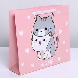 Пакет ламинированный Киса, M 30 26 9 см - Дарите счастье фото 5