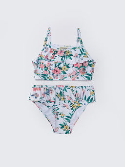 Bask?l? K?z ?ocuk Bikini