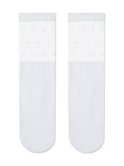 CONTE Удлиненные носки с прозрачным верхом в горошек FANTASY bianco  19С-29СП - Conte elegant фото 6