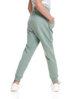 Брюки для девочки на резинке из кашкорсе UD 7517 мокко - Mini maxi фото 8