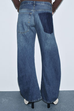 ZW COLLECTION LOW-RISE RELAXED JEANS - Zara фото 3