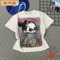 Футболка для девочки с рисунком