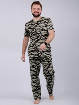 Пижама "Дрэйк" хаки, трикотаж