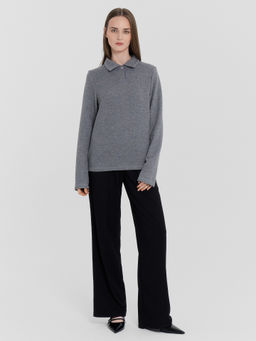 Поло женское серое - Mark formelle фото 3