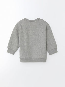 Kal?n Bask?l? Erkek Bebek Sweatshirt - Waikiki фото 3