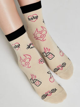 CONTE HAPPY Носки женские сиреневый 17С-21СП рис. 606 - Conte elegant фото 2