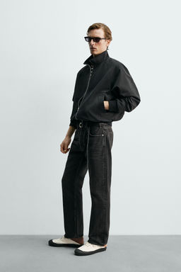 CAZADORA REGULAR FIT ALGOD?N - LANA AARON LEVINE X ZARA / Negro  фото 4