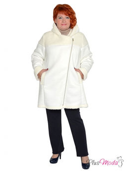 Жакет-дубленка Модель №1384 размеры 44-84 - Plusmoda фото 20