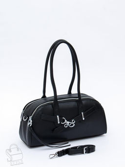 Сумка женская кожаная 9198SP black Velina Fabbaino-Safenta в Новосибирске