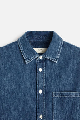 SOLUK EFEKTLI DENIM GOMLEK - Zara фото 4