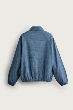 CAMISA RELAXED FIT CUADROS CREMALLERA / Azul - Zara фото 8