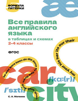Все правила английского языка в таблицах и схемах. 24 классы