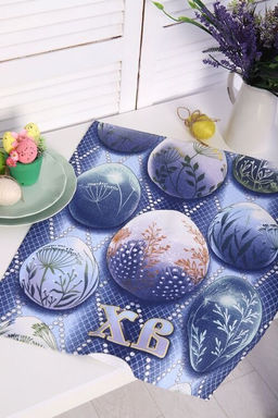 Полотенце 50*60 см. Жемчужная Пасха рогожка хлопок 100% - Лен поволжья фото 4