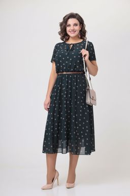 Блуза Swallow 803.2 черный+серебряный узор фото 351