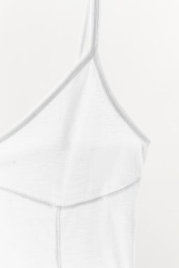 VEST TOP WITH TOPSTITCHING - Zara фото 8