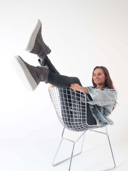 Ботинки 215.ALTAgr. Серый замок/Шерсть