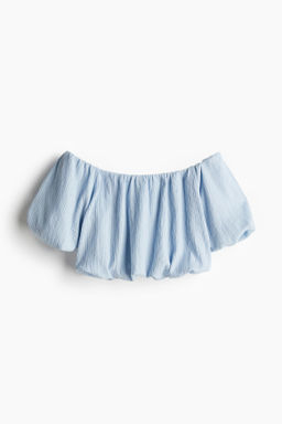 Top cropped off-the-shoulder - H&m фото 3