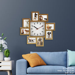 Часы - фоторамка настенные / R8268B /уп 12/