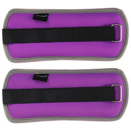 Утяжелители неопреновые ONLYTOP, 2 шт. × 0.25 кг, цвет фиолетовый