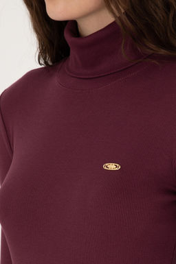Kad_n Bordo Sweatshirt Sepette S_rpriz _ndirim - U.s. polo assn фото 7