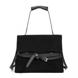 Женская сумка, замша, MIRONPAN 520607 Черный