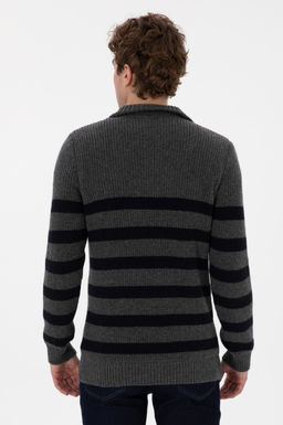 Erkek Antrasit Melanj Kazak