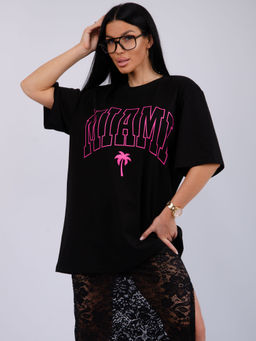 Костюм Монохром 2 чёрный, трикотаж - Малина фото 9